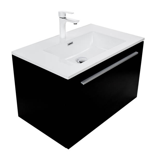 Ebern Designs Ennia 24'' Wall Mounted Single Bathroom Vanity with